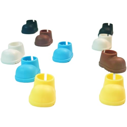 Bubu Shoes 15cm 17cm Dolls Accessories, Adorable Colorful, Easy Match for Bubu Clothes, Dolls Outfits, 5 Pairs, 15cm 17c