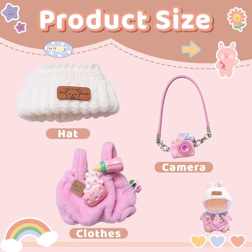 Blue Labubu Clothes Outfits for Kids
| Blue Labubu Accessories Set for Outings
| Blue Labubu Camera Backpack and Pendan